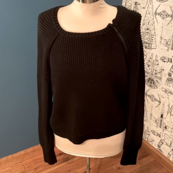 Black Victoria’s Secret PINK Zip Up Sweater - Picture 2 of 9